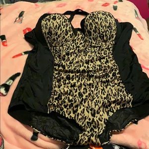 Leopard One Piece Swimsuit
